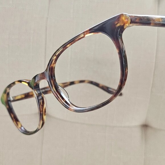 Barton Perreira Women Eyeglasses Frame Brown Tortoise JAMES Glasses Made Japan